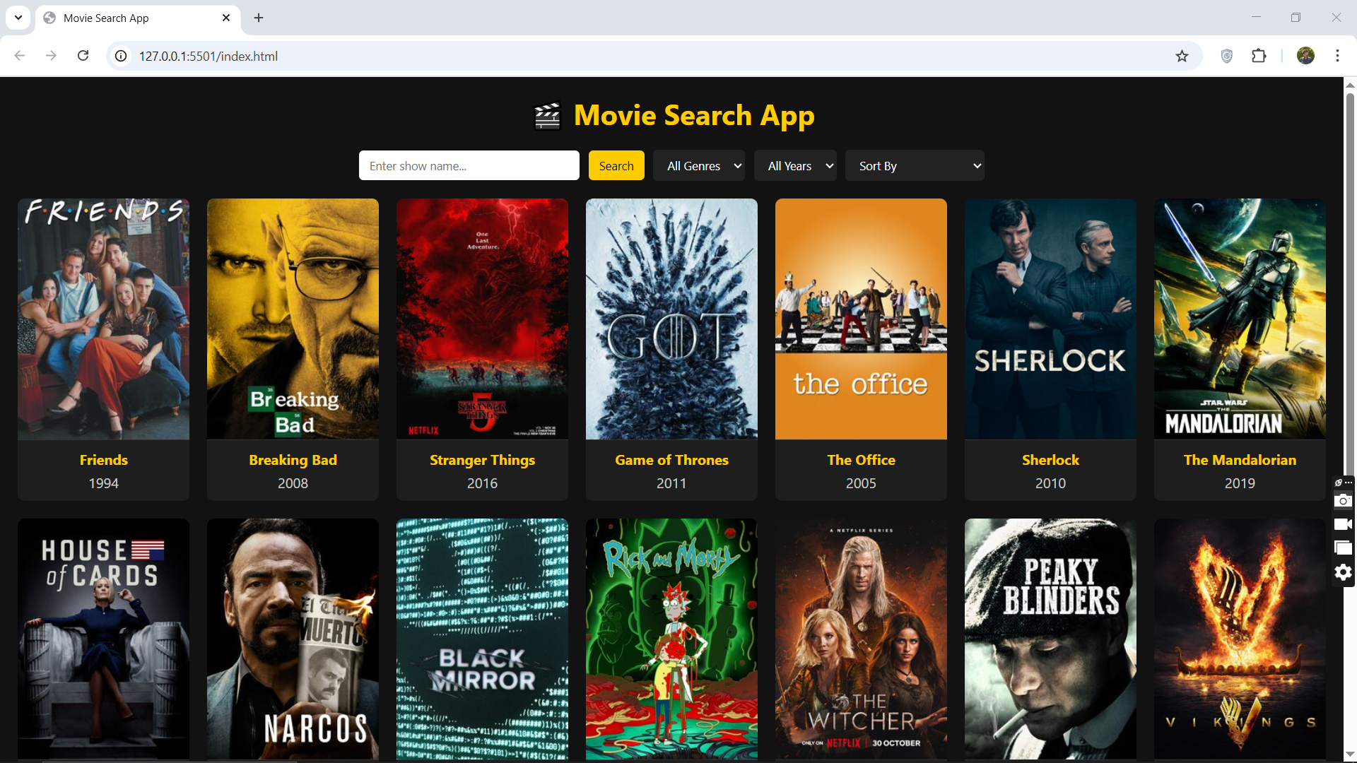 movie search app